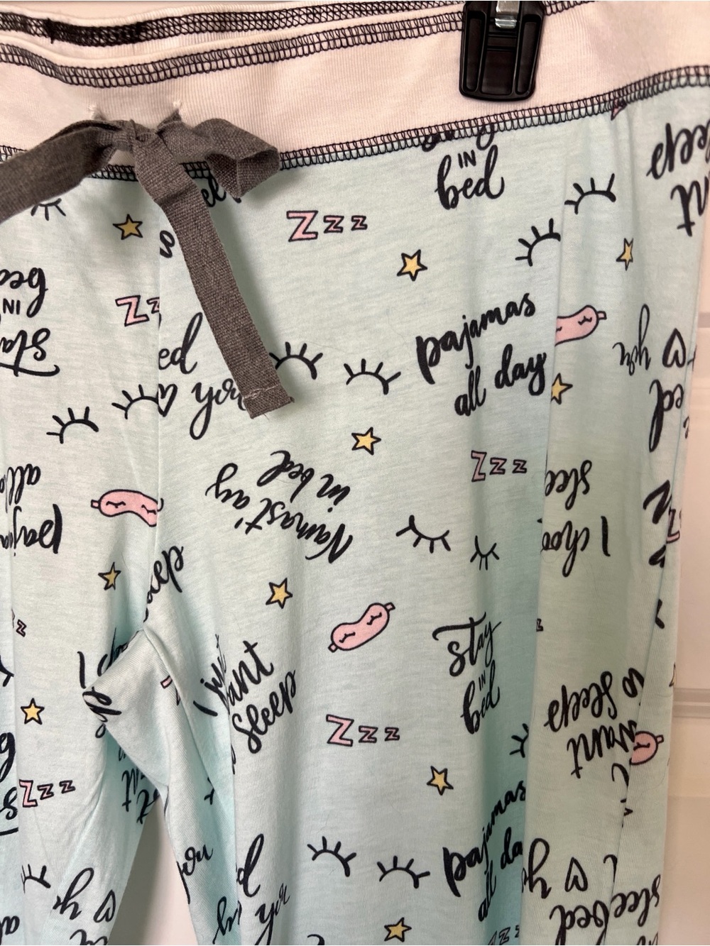 PJ Salvage Mint Green Sleep-Print Lounge Pants - Picture 3 of 6